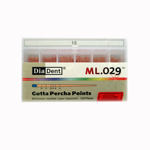 Diadent Gutta Percha Point 2% Dental Endodontic Obturation measuring and filling
