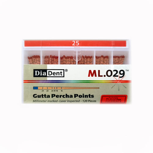 Diadent Gutta Percha Point 2% Dental Endodontic Obturation measuring and filling