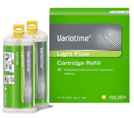 Kulzer Variotime Light Flow Cartridge 2x50 ml / Dental Impression Mate ...