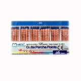 Meta Gutta Percha Points - 6% Taper Dental Root Canal obturation Material
