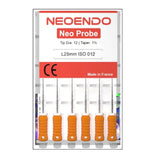 NeoEndo NeoProbe Files (Pack of 6) Endodontic Dental Files