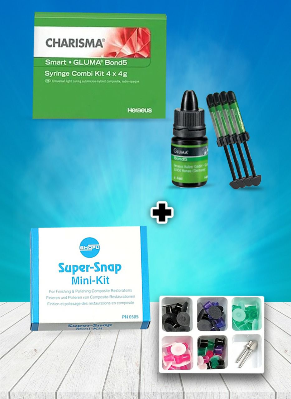 Kulzer Charisma Smart Composite 4x4 Syringe Kit + Super Snap Mini Kit