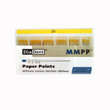 Diadent Paper Points Millimeter Marked - 2% Endodontic Measuring and Filling Dental Points