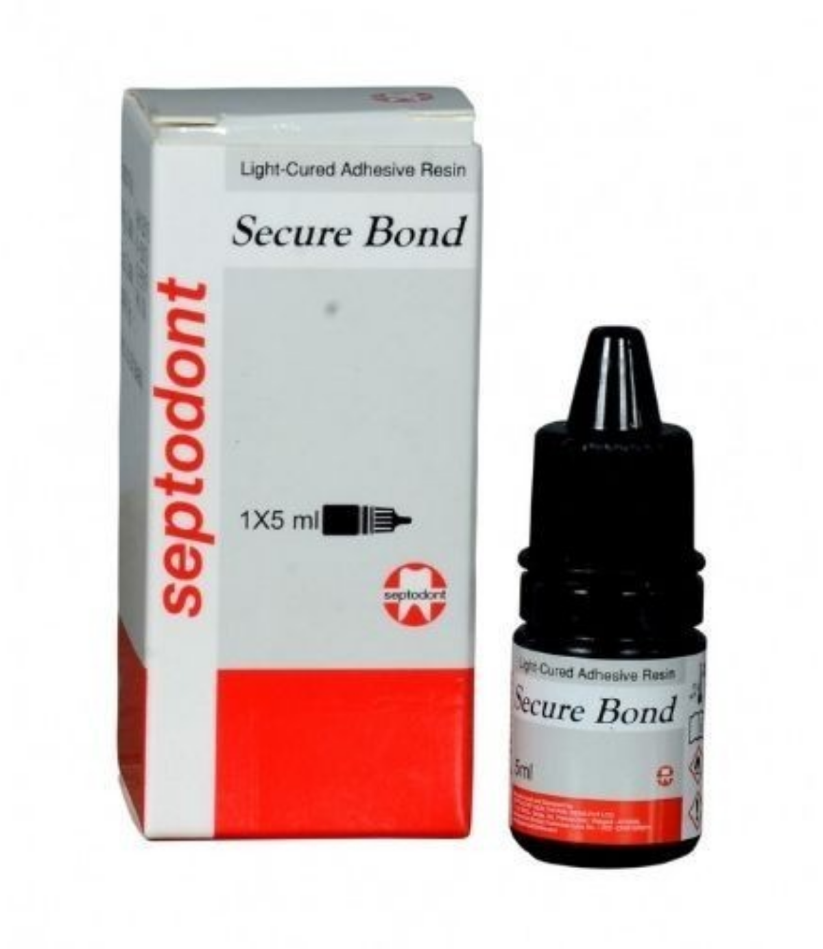 Septodont Secure Bond 5ml Bond (Dental Light-Cured Adhesive Resin Material)