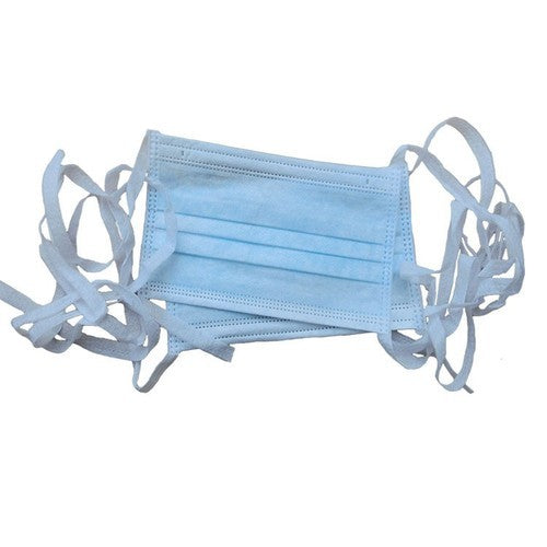 Disposable Face Mask 3Ply Surgical Tie Mask (Pack of 50)