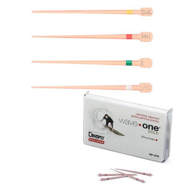 Dentsply WaveOne Gold Gutta Percha Point/ Vertical Tapperd GP Points ...